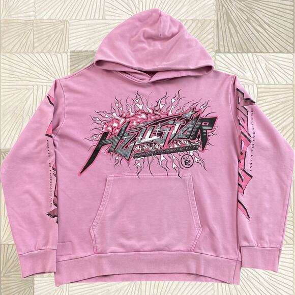 Men's Hellstar Pink Hoodie - Picture 1 of 4
